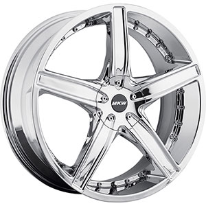 MKW Type 107 Chrome 18 X 7.5 Inch Wheel