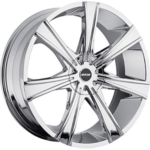 MKW Type 108 Chrome 22 X 9.5 Inch Wheel