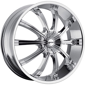 MKW Type 111 Chrome 17 X 7.5 Inch Wheel