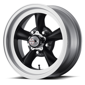 American Racing VN105D Torq Thurst D 15X8.5 Satin Black with Machined Lip