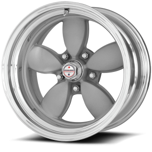 American Racing VN402 Classic 200S 15X7 Two-Piece Mag Gray Center Polished Barrel