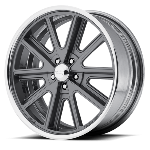 American Racing VN407 Shelby Cobra SL 17X10 Two-Piece Mag Gray Center Polished Barrel