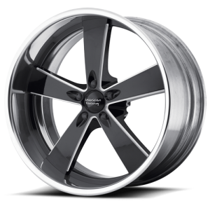 American Racing VN472 Burnout 17X10 Black Milled with Polished Barrel