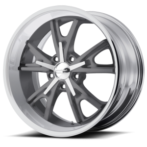 American Racing VN801 Daytona 22X11 Mag Gray with Machined Lip