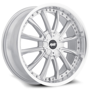 Avenue 611 18X8 Gloss Silver with Machined Lip