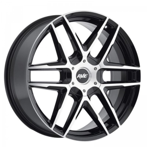 Avenue 613 18X8 Gloss Black Machine Face