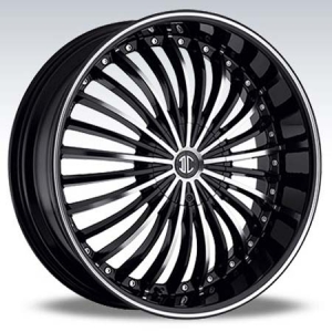 Black Diamond Number 13 22X8.5 Black Machined