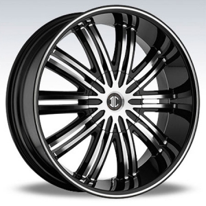 Black Diamond Number 7 20X9.5 Black