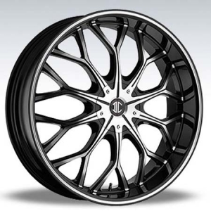 Black Diamond Number 9 22X8 Black