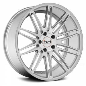 Blaque Diamond BD-2 22X10.5 Silver with Polished Face