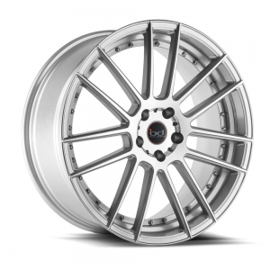 Blaque Diamond BD-4 20X8.5 Silver with Polished Face