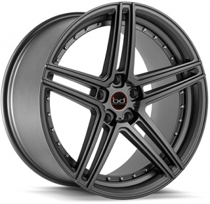 Blaque Diamond BD-6 20X8.5 Matte Graphite