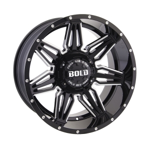Bold BD001 20X10 Gloss Black Milled