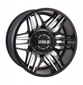 Bold BD003 20X10 Gloss Black Milled