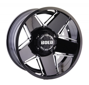 Bold BD004 20X10 Gloss Black Milled
