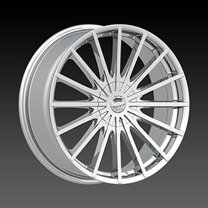Borghini BW B22 18 X 7.5 Inch Chrome Wheel