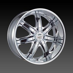 Borghini BW B7S 26 X 10 Inch Chrome Wheel