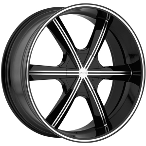 Cratus CR007 22X9.5 Gloss Black Milled