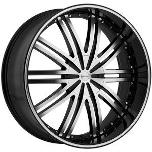 Cratus CR008 22X9.5 Gloss Black Machined