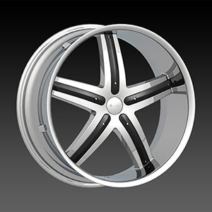 DCenti DW 9 Chrome 19 X 8 Inch Wheel