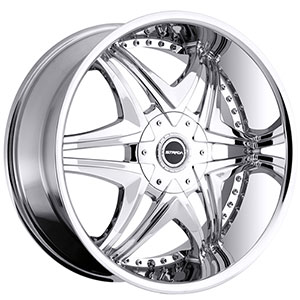 Strada Dolce Chrome 24 X 9.5 Inch Wheels