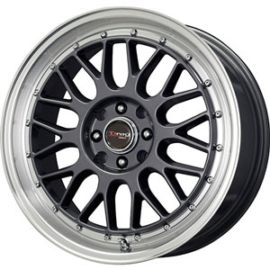 Drag DR 45 Hyper Silver with Machined Lip 17 X 7.5 Inch Wheels