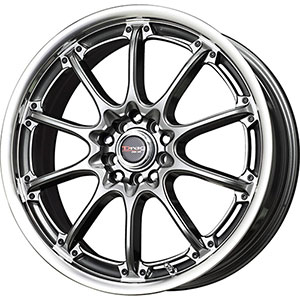 Drag DR 47 Gun Metal with Machined Lip 17 X 7 Inch Wheels