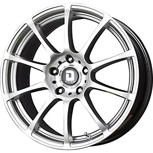 Drag DR 49 Hyper Silver 18 X 8 Inch Wheels
