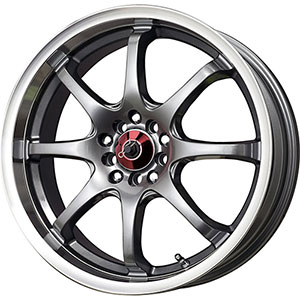 Drag DR 55 Gun Metal with Machined Lip 18 X 8 Inch Wheels