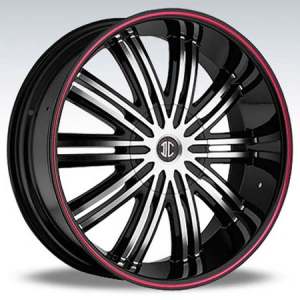 Fiero Number 7 24X10 Black Machined