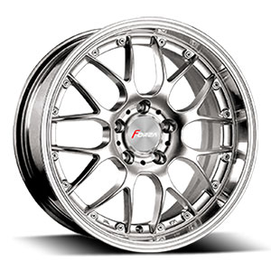 Forza 316 Silver Machined 17 X 7.5  Inch Wheel