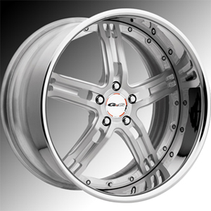 GFG Baghdad 5 Chrome 20 X 8 Inch Wheels