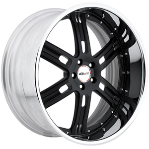 GFG Baghdad 6 Matte Black 22 X 9 Inch Wheels