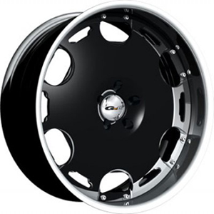 GFG Brasta Matte Black 20 X 8 Inch Wheels