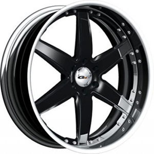 GFG Nice 6 Black 26 X 10 Inch Wheels