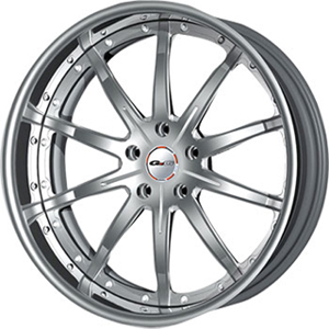 GFG Tel Aviv Brushed Machined 26 X 10 Inch Wheels