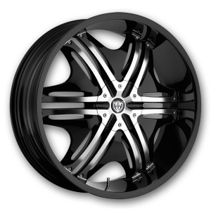 Heavy Hitters H8 22X9.5 Black