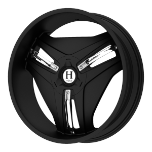 Helo HE849 20X8.5 Gloss Black With Removable Chrome Accents