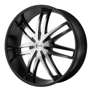 Helo HE868 26X9.5 Gloss Black With Machined Face