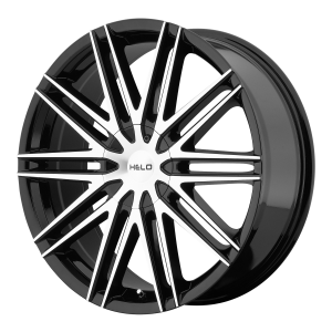 Helo HE880 20X8.5 Gloss Black With Machined Face