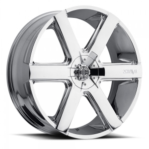 II Crave Number 31 24X9.5 Chrome