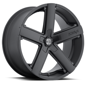 II Crave Number 35 22X9 Matte Black