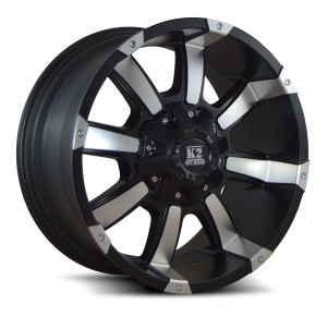 K2 Offroad Fitz 17X9 Gloss Black Machined