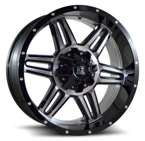 K2 Offroad Sphinx 20X9 Gloss Black Machined