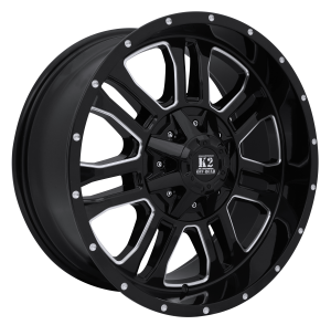 K2 Offroad Thor 20X9 Gloss Black Machined