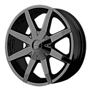 KMC KM650 Slide Fwd 17X7.5 Black