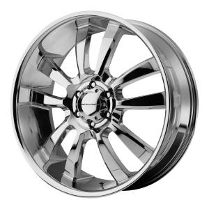 KMC KM673 Skitch 24X9.5 Chrome Plated
