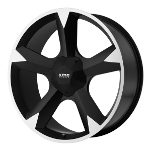KMC KM674 Clone 24X9.5 Black