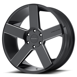 KMC KM690 MC 5 20X8.5 Satin Black with Milling