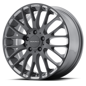 KMC KM693 Maze 20X8.5 Pearl Gray with Gloss Black Face
